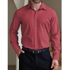 image:imageCOOFANDY Mens Formal Dress Shirt Hidden Button Front Wrinkle Free Shirt Regular Fit Stretch Business Casual ShirtsDusty Red