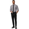 image:imageCOOFANDY Mens Formal Dress Shirt Hidden Button Front Wrinkle Free Shirt Regular Fit Stretch Business Casual ShirtsLight Grey