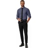 image:imageCOOFANDY Mens Formal Dress Shirt Hidden Button Front Wrinkle Free Shirt Regular Fit Stretch Business Casual ShirtsNavy Blue