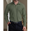 image:imageCOOFANDY Mens Formal Dress Shirt Hidden Button Front Wrinkle Free Shirt Regular Fit Stretch Business Casual ShirtsOlive Green