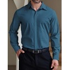 image:imageCOOFANDY Mens Formal Dress Shirt Hidden Button Front Wrinkle Free Shirt Regular Fit Stretch Business Casual ShirtsPeacock Blue