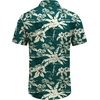 image:imageCOOFANDY Mens Hawaiian Shirts Short Sleeve Button Down Aloha Shirts Summer Vacation Beach ShirtsDark Greentropical Broadleaf
