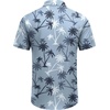image:imageCOOFANDY Mens Hawaiian Shirts Short Sleeve Button Down Aloha Shirts Summer Vacation Beach ShirtsGreenpalm Tree