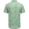 image:imageCOOFANDY Mens Hawaiian Shirts Short Sleeve Button Down Aloha Shirts Summer Vacation Beach ShirtsMint Greentropical Fern Leaf