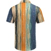 image:imageCOOFANDY Mens Hawaiian Shirts Short Sleeve Button Down Aloha Shirts Summer Vacation Beach ShirtsVintage Stripe