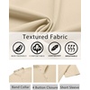 image:imageCOOFANDY Mens Henley Shirt Short Sleeve Casual TShirt Summer Beach Hippie Henley Tee ShirtBeige
