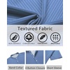 image:imageCOOFANDY Mens Henley Shirt Short Sleeve Casual TShirt Summer Beach Hippie Henley Tee ShirtBlue  Striped