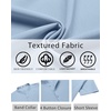 image:imageCOOFANDY Mens Henley Shirt Short Sleeve Casual TShirt Summer Beach Hippie Henley Tee ShirtBlue