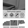 image:imageCOOFANDY Mens Henley Shirt Short Sleeve Casual TShirt Summer Beach Hippie Henley Tee ShirtDark Grey