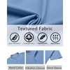 image:imageCOOFANDY Mens Henley Shirt Short Sleeve Casual TShirt Summer Beach Hippie Henley Tee ShirtDenim Blue