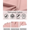 image:imageCOOFANDY Mens Henley Shirt Short Sleeve Casual TShirt Summer Beach Hippie Henley Tee ShirtLight Pink