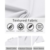 image:imageCOOFANDY Mens Henley Shirt Short Sleeve Casual TShirt Summer Beach Hippie Henley Tee ShirtWhite