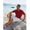 image:imageCOOFANDY Mens Henley Shirt Short Sleeve Casual TShirt Summer Beach Hippie Henley Tee ShirtWine Red