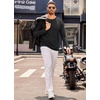 image:imageCOOFANDY Mens Henley Shirts Long Sleeve Casual Pullover TShirt Fashion Basic Button ShirtsAblack