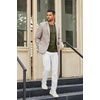 image:imageCOOFANDY Mens Henley Shirts Long Sleeve Casual Pullover TShirt Fashion Basic Button ShirtsArmy Green
