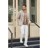 image:imageCOOFANDY Mens Henley Shirts Long Sleeve Casual Pullover TShirt Fashion Basic Button ShirtsKhaki