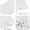 image:imageCOOFANDY Mens Henley Shirts Short Sleeve Casual Basic Henley Tee Summer Button Lightweight Stretch T ShirtsWhite