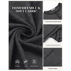 image:imageCOOFANDY Mens Henley Shirts Short Sleeve Casual Button TShirts Basic Tee Shirts Summer Vintage T Shirts with Pocket02 Dark GreyBlack