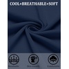 image:imageCOOFANDY Mens Knit Short Sleeve Button Down Polo ShirtsNavy Blue