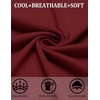 image:imageCOOFANDY Mens Knit Short Sleeve Button Down Polo ShirtsWine Red