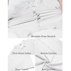 image:imageCOOFANDY Mens Knit Short Sleeve Button Down Shirt Vintage Polo Shirt Casual Summer Beach ShirtsWhite