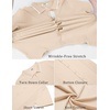 image:imageCOOFANDY Mens Knit Short Sleeve Button Down Shirt Vintage Polo Shirt Casual Summer Beach ShirtsWood Ash