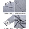 image:imageCOOFANDY Mens Long Sleeve Button Down Shirts Casual Untucked Shirt Regular Fit Dress ShirtBlue