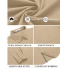 image:imageCOOFANDY Mens Long Sleeve Casual Button Down Shirts Untucked Shirts for Men Regular Fit Dress ShirtBeige