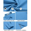 image:imageCOOFANDY Mens Long Sleeve Casual Button Down Shirts Untucked Shirts for Men Regular Fit Dress ShirtBlue