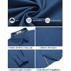 image:imageCOOFANDY Mens Long Sleeve Casual Button Down Shirts Untucked Shirts for Men Regular Fit Dress ShirtDenim Blue