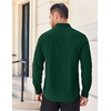image:imageCOOFANDY Mens Long Sleeve Casual Button Down Shirts Untucked Shirts for Men Regular Fit Dress ShirtEvergreen