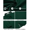 image:imageCOOFANDY Mens Long Sleeve Casual Button Down Shirts Untucked Shirts for Men Regular Fit Dress ShirtEvergreen