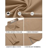 image:imageCOOFANDY Mens Long Sleeve Casual Button Down Shirts Untucked Shirts for Men Regular Fit Dress ShirtKhaki