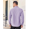 image:imageCOOFANDY Mens Long Sleeve Casual Button Down Shirts Untucked Shirts for Men Regular Fit Dress ShirtLight Purple