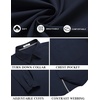 image:imageCOOFANDY Mens Long Sleeve Casual Button Down Shirts Untucked Shirts for Men Regular Fit Dress ShirtNavy Blue