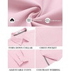 image:imageCOOFANDY Mens Long Sleeve Casual Button Down Shirts Untucked Shirts for Men Regular Fit Dress ShirtPink