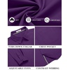 image:imageCOOFANDY Mens Long Sleeve Casual Button Down Shirts Untucked Shirts for Men Regular Fit Dress ShirtPurple