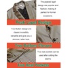 image:imageCOOFANDY Mens Metallic Jacket Regular Fit Blazer Casual 70s Disco Party Sport Coat02gold