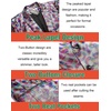 image:imageCOOFANDY Mens Metallic Jacket Regular Fit Blazer Casual 70s Disco Party Sport Coat03colored Leaf