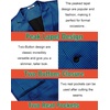 image:imageCOOFANDY Mens Metallic Jacket Regular Fit Blazer Casual 70s Disco Party Sport CoatBlue