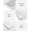 image:imageCOOFANDY Mens Mock Turtleneck Long Sleeve Shirts Basic Thermal Turtle Neck Undershirt Lightweight Pullover Sweaters TopAwhite
