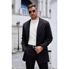 image:imageCOOFANDY Mens Mock Turtleneck Long Sleeve Shirts Basic Thermal Turtle Neck Undershirt Lightweight Pullover Sweaters TopAwhite