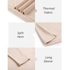 image:imageCOOFANDY Mens Mock Turtleneck Long Sleeve Shirts Basic Thermal Turtle Neck Undershirt Lightweight Pullover Sweaters TopBbeige