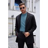 image:imageCOOFANDY Mens Mock Turtleneck Long Sleeve Shirts Basic Thermal Turtle Neck Undershirt Lightweight Pullover Sweaters TopBlue
