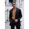 image:imageCOOFANDY Mens Mock Turtleneck Long Sleeve Shirts Basic Thermal Turtle Neck Undershirt Lightweight Pullover Sweaters TopBrown