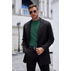 image:imageCOOFANDY Mens Mock Turtleneck Long Sleeve Shirts Basic Thermal Turtle Neck Undershirt Lightweight Pullover Sweaters TopGreen