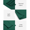 image:imageCOOFANDY Mens Mock Turtleneck Long Sleeve Shirts Basic Thermal Turtle Neck Undershirt Lightweight Pullover Sweaters TopGreen