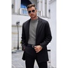 image:imageCOOFANDY Mens Mock Turtleneck Long Sleeve Shirts Basic Thermal Turtle Neck Undershirt Lightweight Pullover Sweaters TopGrey