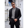 image:imageCOOFANDY Mens Mock Turtleneck Long Sleeve Shirts Basic Thermal Turtle Neck Undershirt Lightweight Pullover Sweaters TopLight Grey