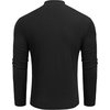 image:imageCOOFANDY Mens Mock Turtleneck Long Sleeve Shirts Slim Fit Basic TShirt Lightweight Ribbed Pullover Sweater1 Packblack